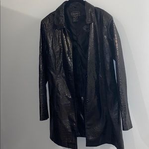 Selene Sport Black Croc Embossed Jacket